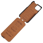 Custodia in pelle PU Fierre Shann per iPhone 12