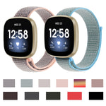 Per cinturino di ricambio con cinturino in nylon per Fitbit Versa 3