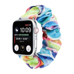 Cinturino per cinturino di ricambio con anello per capelli in flanella, For Apple Watch Ultra 49mm / Series 8&7 45mm / SE 2&6&SE&5&4 44mm / 3&2&1 42mm, For Apple Watch Series 7 45mm / 6 & SE & 5 & 4 44mm / 3 & 2 & 1 42mm