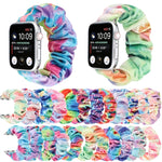 Cinturino per cinturino di ricambio con anello per capelli in flanella, For Apple Watch Ultra 49mm / Series 8&7 45mm / SE 2&6&SE&5&4 44mm / 3&2&1 42mm, For Apple Watch Series 7 45mm / 6 & SE & 5 & 4 44mm / 3 & 2 & 1 42mm