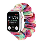 Cinturino per cinturino di ricambio con anello per capelli in flanella, For Apple Watch Series 8&7 41mm / SE 2&6&SE&5&4 40mm / 3&2&1 38mm, For Apple Watch Series 7 41mm / 6 & SE & 5 & 4 40mm / 3 & 2 & 1 38mm