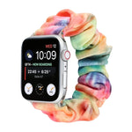 Cinturino per cinturino di ricambio con anello per capelli in flanella, For Apple Watch Series 8&7 41mm / SE 2&6&SE&5&4 40mm / 3&2&1 38mm, For Apple Watch Series 7 41mm / 6 & SE & 5 & 4 40mm / 3 & 2 & 1 38mm