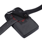 Sport Tempo libero Coulisse Piatto orizzontale Appeso Marsupio Custodia in pelle per telefono, adatta per smartphone da 6,7-6,9 pollici