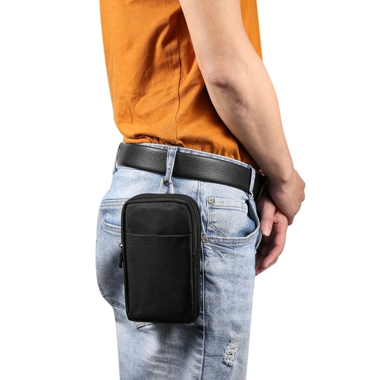 Sport Tempo libero Coulisse Piatto orizzontale Appeso Marsupio Custodia in pelle per telefono, adatta per smartphone da 6,7-6,9 pollici