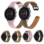 Cinturino di ricambio per cinturino di ricambio in vera pelle con coda tonda, For Samsung Galaxy Watch 3 41mm, For Samsung Galaxy Watch 3 45mm, For Samsung Galaxy Watch 42mm, For Samsung Galaxy Watch 46mm
