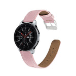 Cinturino di ricambio per cinturino di ricambio in vera pelle con coda tonda, For Samsung Galaxy Watch 3 41mm, For Samsung Galaxy Watch 3 45mm, For Samsung Galaxy Watch 42mm, For Samsung Galaxy Watch 46mm