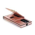 Borsa a portafoglio con cerniera quadrata Custodia posteriore in TPU + PU con supporto e fessure per carte e portafoglio e tracolla, For Huawei P40 Pro