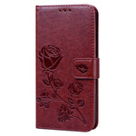 Custodia portafoglio in pelle PU rosa per iPhone 12/12 Pro