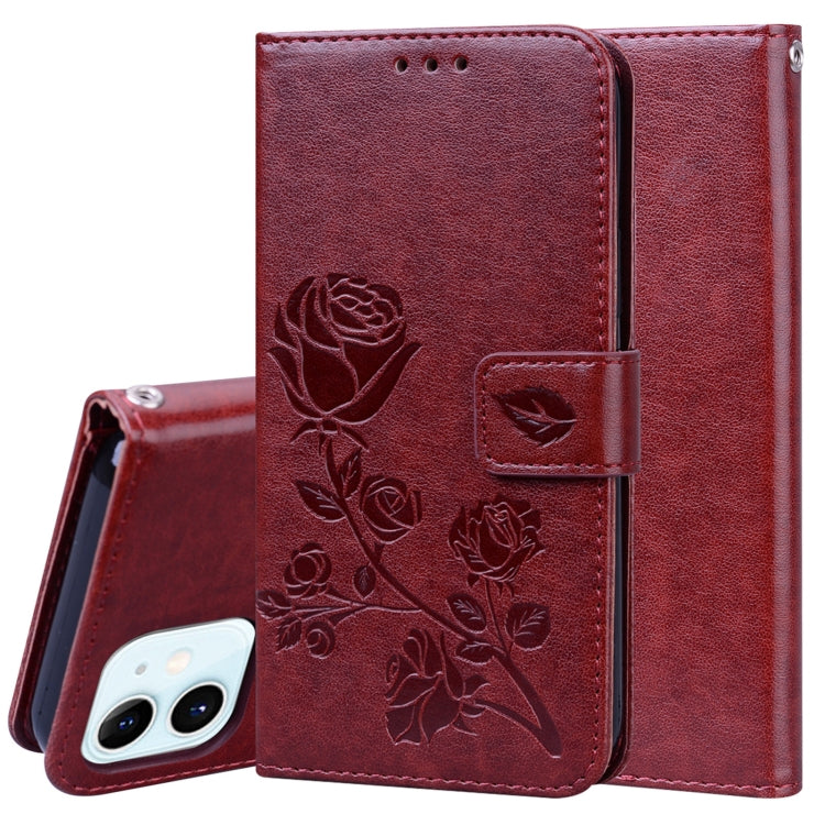 Custodia portafoglio in pelle PU rosa per iPhone 12/12 Pro