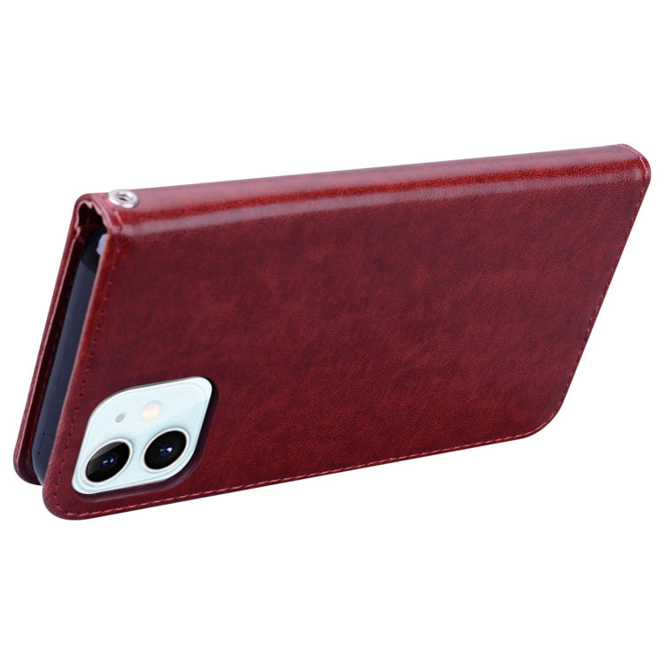 Custodia portafoglio in pelle PU rosa per iPhone 12/12 Pro