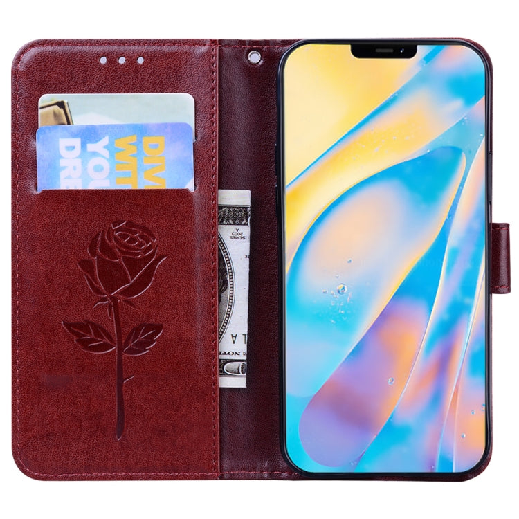Custodia portafoglio in pelle PU rosa per iPhone 12/12 Pro