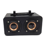 Altoparlanti subwoofer wireless in legno con Bluetooth