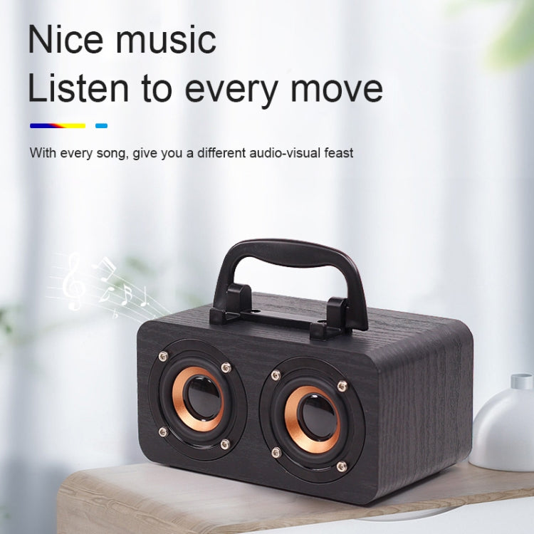Altoparlanti subwoofer wireless in legno con Bluetooth