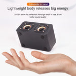 Altoparlanti subwoofer wireless in legno con Bluetooth