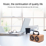 Altoparlanti subwoofer wireless in legno con Bluetooth
