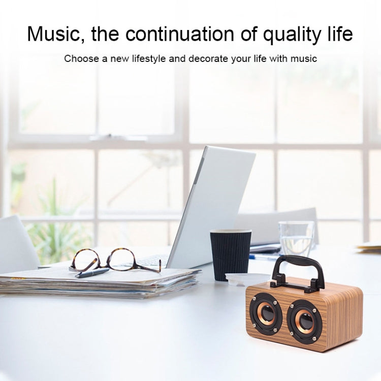 Altoparlanti subwoofer wireless in legno con Bluetooth