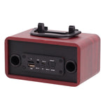 Altoparlanti subwoofer wireless in legno con Bluetooth