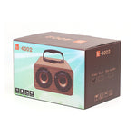 Altoparlanti subwoofer wireless in legno con Bluetooth