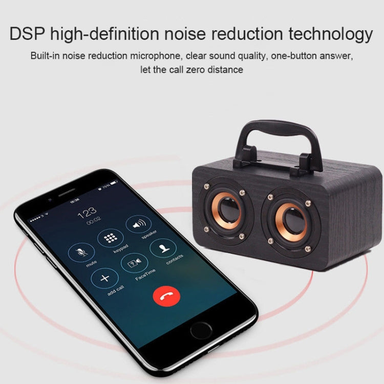 Altoparlanti subwoofer wireless in legno con Bluetooth