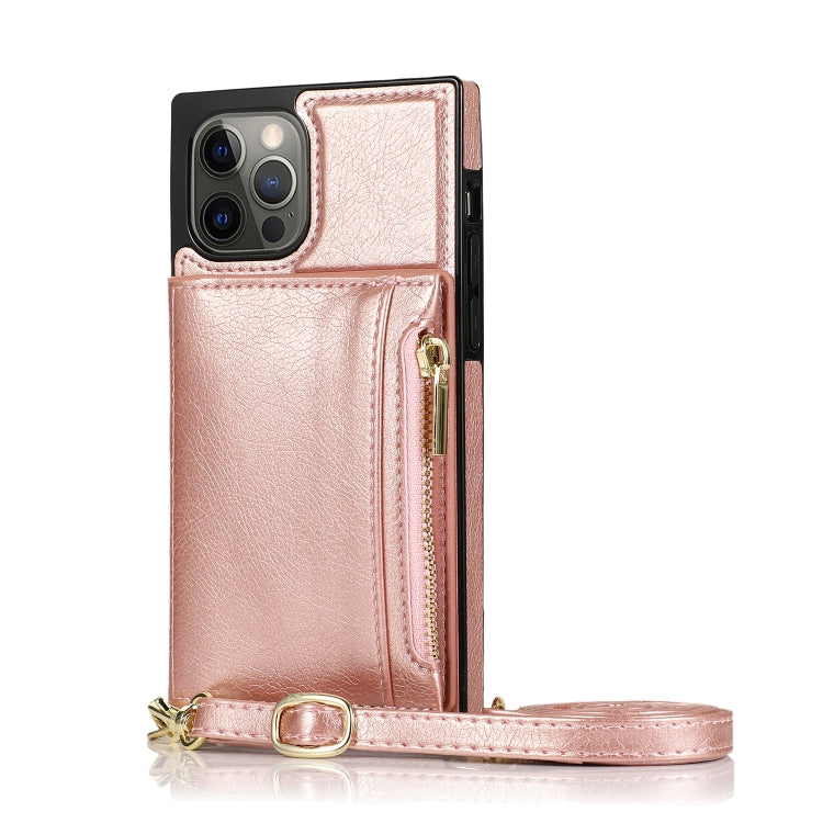 Custodia portafoglio in TPU e PU con cerniera per iPhone