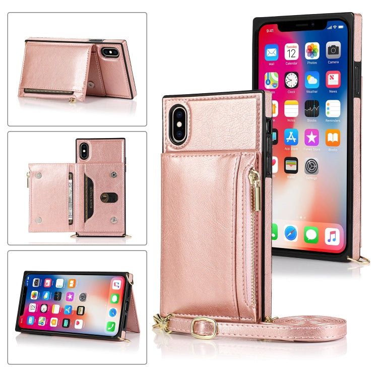 Custodia portafoglio in TPU e PU con cerniera per iPhone