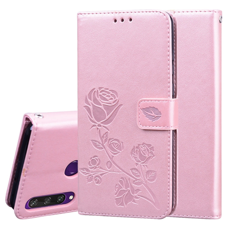 Custodia portafoglio in pelle PU rosa per Galaxy A21s