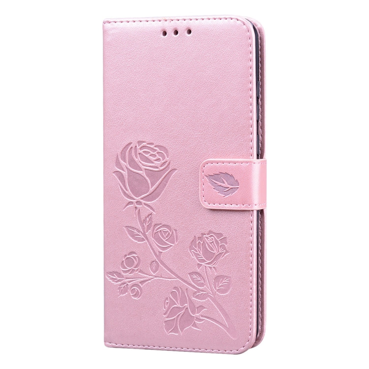 Custodia portafoglio in pelle PU rosa per Galaxy A21s