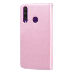 Custodia portafoglio in pelle PU rosa per Galaxy A21s