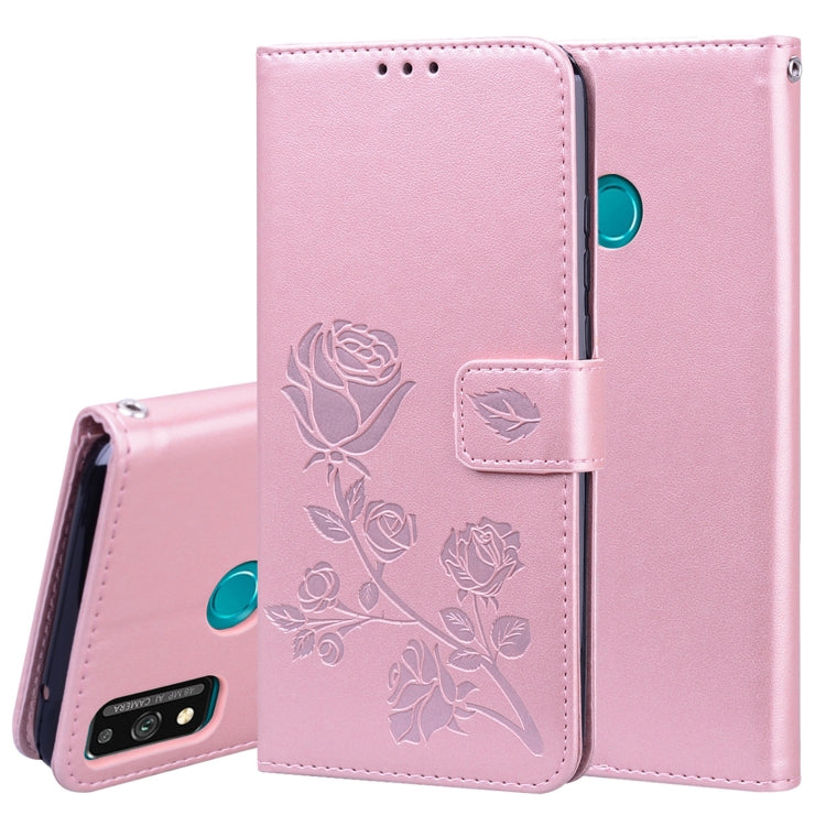 Custodia portafoglio in pelle PU rosa per Galaxy A21s
