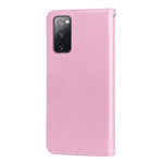 Custodia portafoglio in pelle PU rosa con slot carte