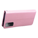 Custodia portafoglio in pelle PU rosa con slot carte