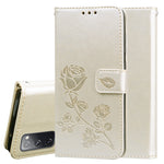 Custodia portafoglio in pelle PU rosa con slot carte