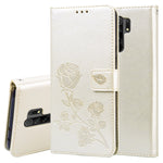 Custodia portafoglio in pelle PU rosa con slot carte