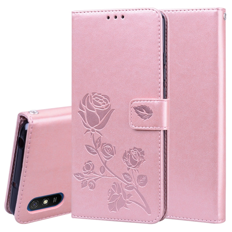 Custodia portafoglio in pelle PU rosa con slot carte