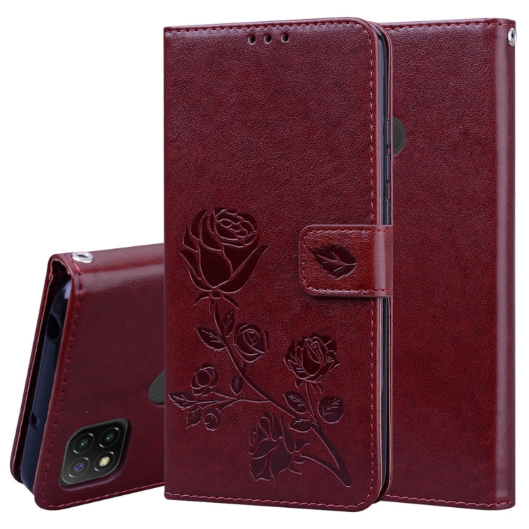 Custodia portafoglio in pelle PU rosa con slot carte