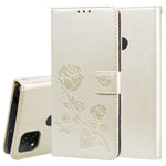 Custodia portafoglio in pelle PU rosa con slot carte