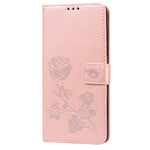 Custodia portafoglio in pelle PU rosa per Xiaomi Poco X3 NFC