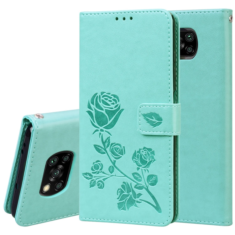 Custodia portafoglio in pelle PU rosa per Xiaomi Poco X3 NFC