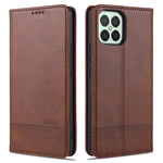 Custodia portafoglio in pelle con slot carte per smartphone compa