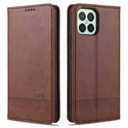 AZNS Custodia in pelle a vibrazione orizzontale con struttura in vitello magnetico con slot per carte, supporto e portafoglio, For Huawei Nova 8 SE, For OPPO K7 / Reno3 5G, For vivo Y3s / Y17, For vivo Y73s / S7e