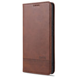 Custodia portafoglio in pelle con slot carte per smartphone compa