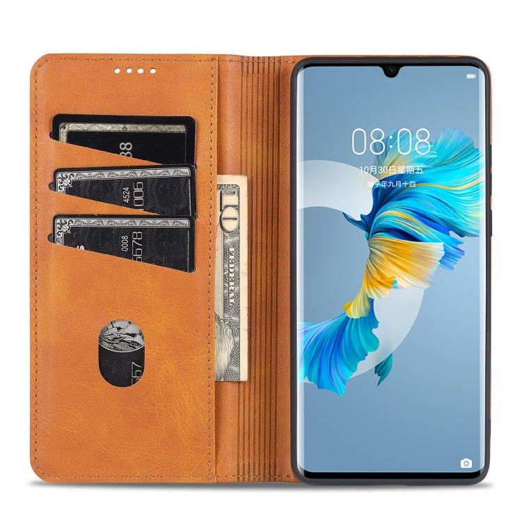 Custodia portafoglio in pelle con slot carte per smartphone compa