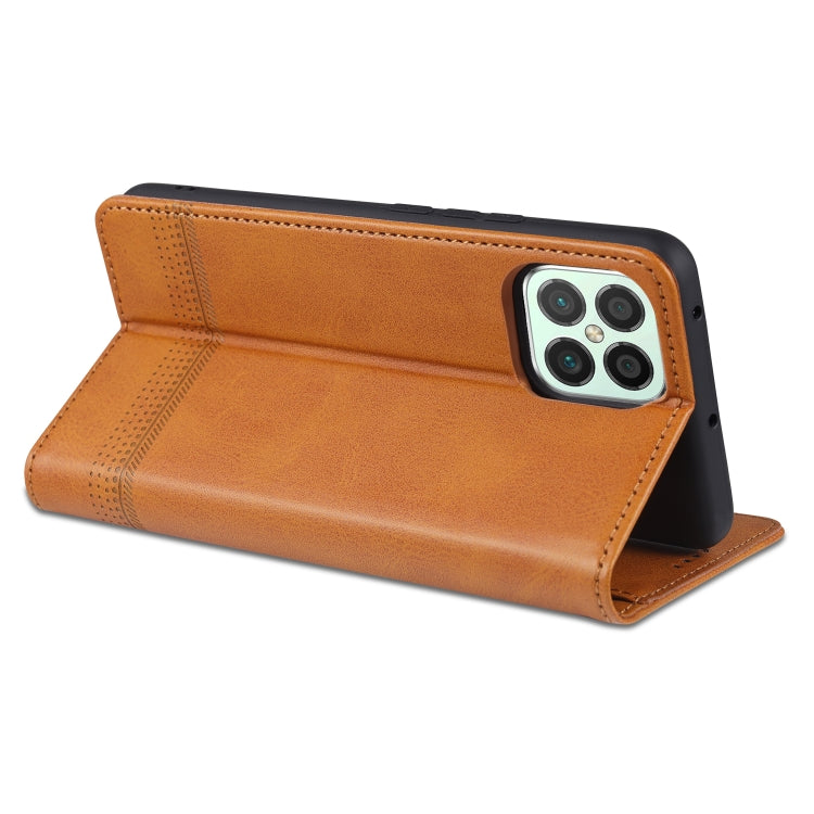 Custodia portafoglio in pelle con slot carte per smartphone compa