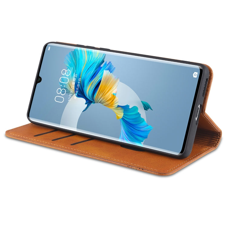Custodia portafoglio in pelle con slot carte per smartphone compa