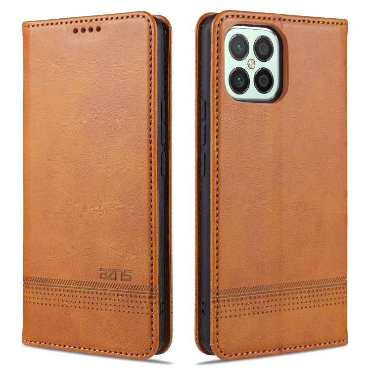 Custodia portafoglio in pelle con slot carte per smartphone compa