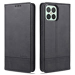 Custodia portafoglio in pelle con slot carte per smartphone compa
