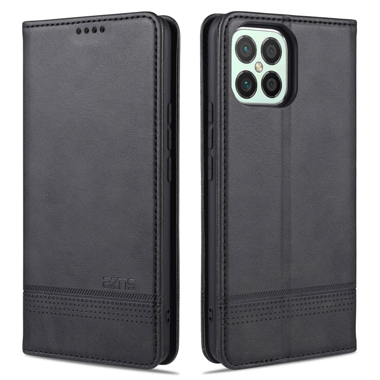 Custodia portafoglio in pelle con slot carte per smartphone compa