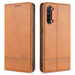Custodia portafoglio in pelle con slot carte per smartphone compa