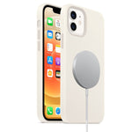 Custodia silicone liquido MagSafe per iPhone 12
