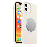 Custodia silicone liquido MagSafe per iPhone 12